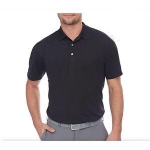Pro Tour Textured Airplay Polo Shirt Black size XL
